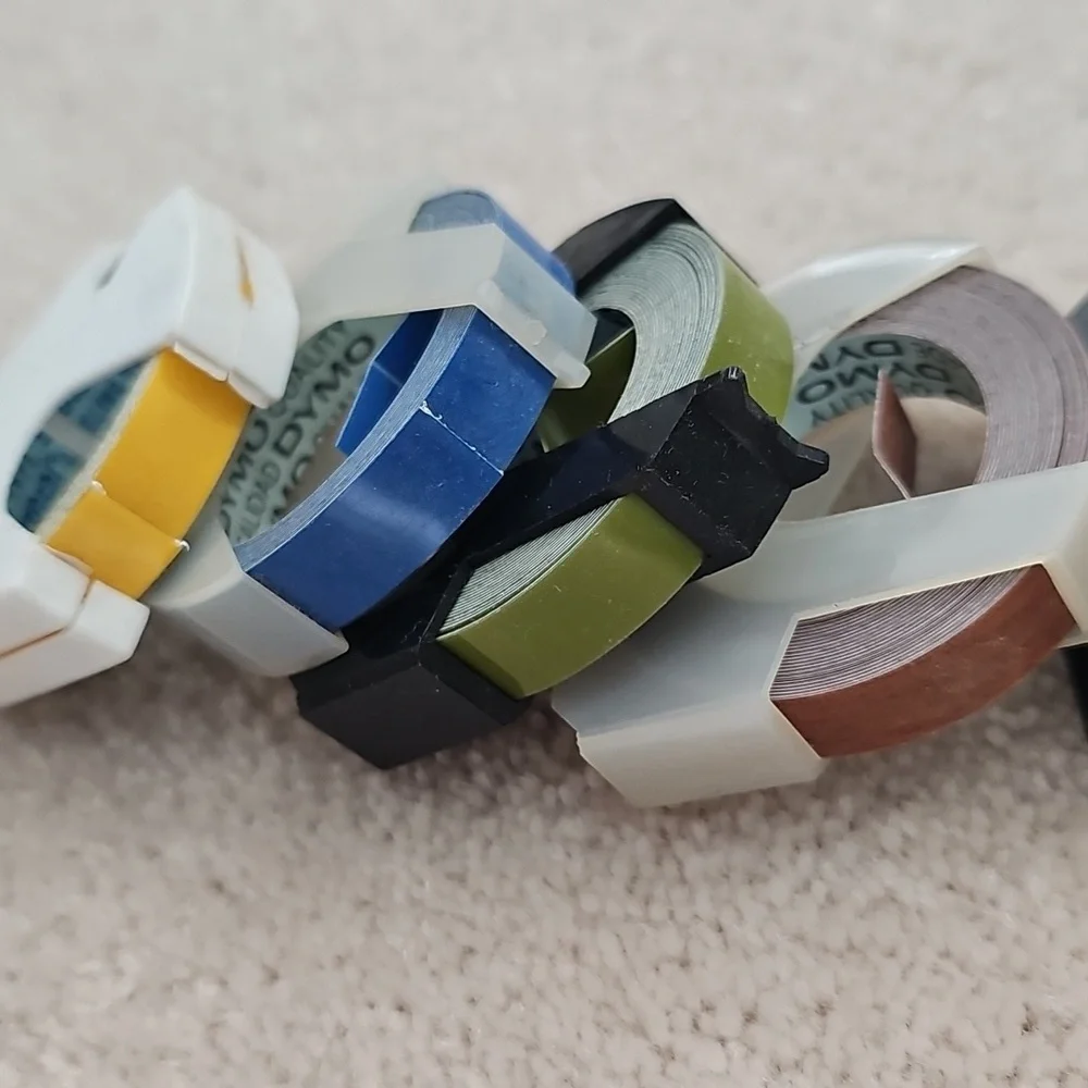 Vintage Label Maker with Assorted Tape Colors